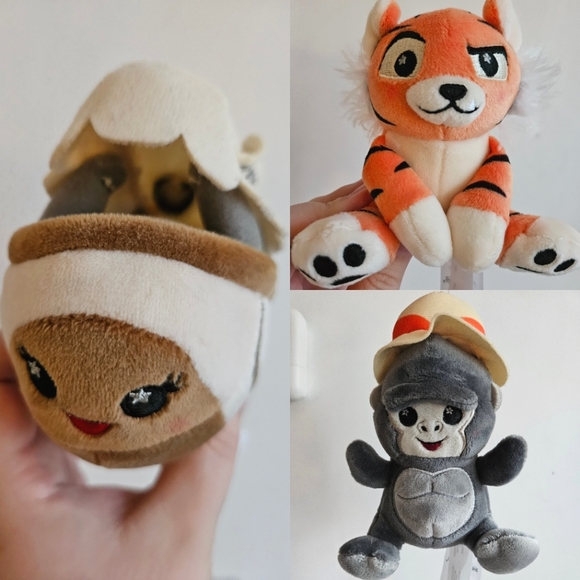 Disney Jungle Cruise Plush Wishables Set of 3 - Picture 1 of 7